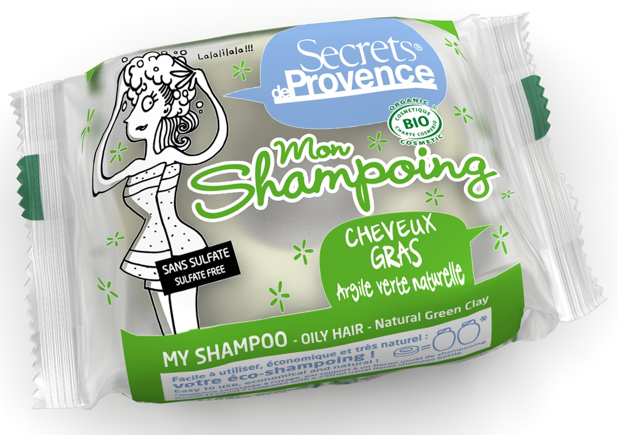 Shampoing solide bio Secrets de provence
