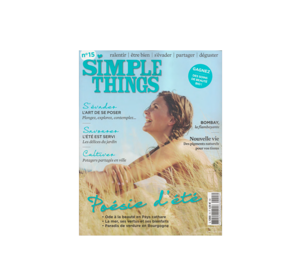 Simple Things - Le baume déodorant Clémence et Vivien - Août-septembre 2016