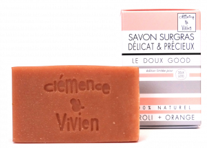 Le savon Doux Good, savon surgras, saponifié à froid. Edition limitée et exclusive
