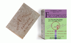 Fressimouss-savon artisanal à l'huile essentielle menthe des champs